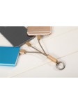 Câble 2 en 1 (Pour iPhone+Micro-USB) LDNIO LC89 Or 2.6cm