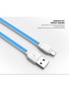 Câble Slim Micro-USB LDNIO XS-07AS Bleu 1m