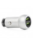 Chargeur de voiture LDNIO C401I 2 Ports USB, 3.6A avec Câble Lighting iPhone