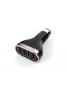 Chargeur de voiture LDNIO C701QI 4 Ports USB, 6.6A avec Câble compatible avec iPhone