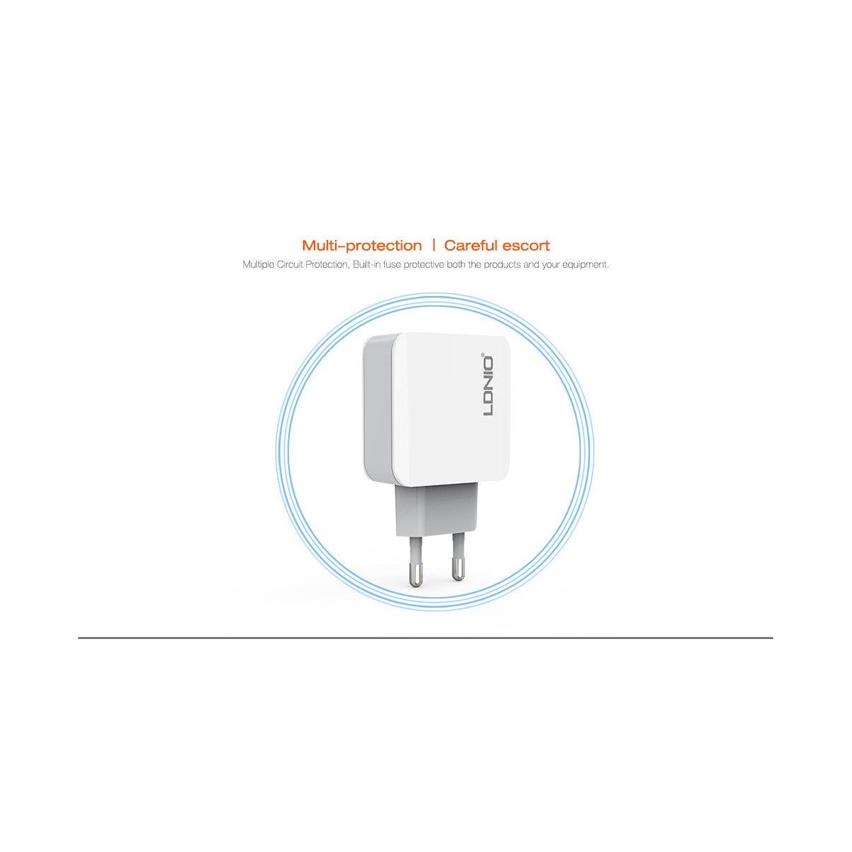 Chargeur Secteur 3 Ports USB LDNIO A3301 3.1A