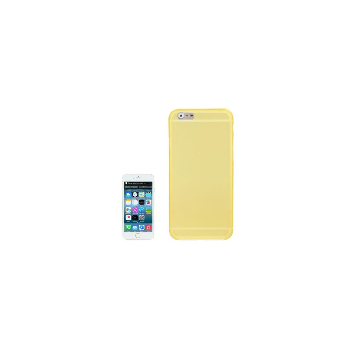 Coque Mate Slim pour iPhone 6/6S Jaune