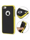 Coque Cube en Silicone Gel (TPU) pour iPhone 5C Jaune