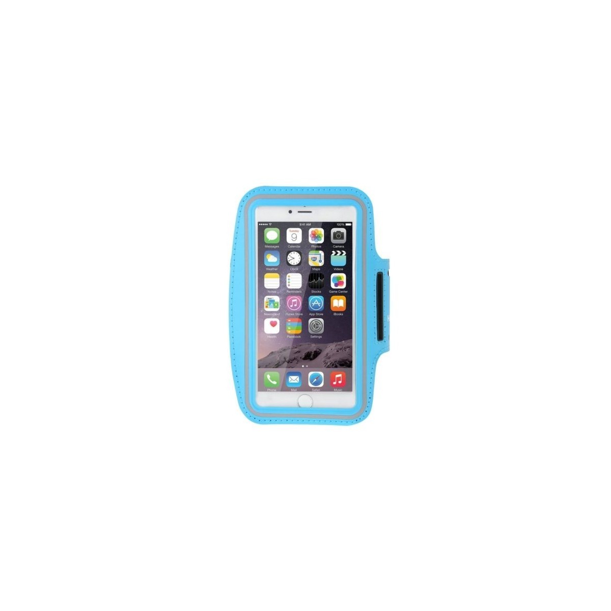 Brassard Armband Sport Haweel pour Smartphones Bleu Ciel