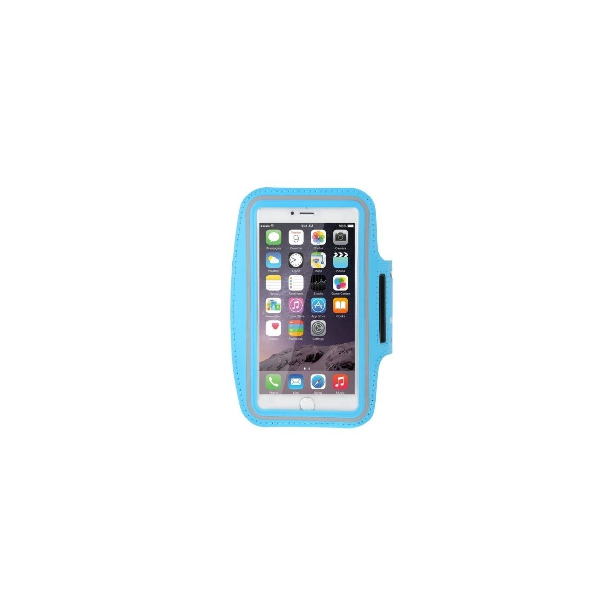 Brassard Armband Sport Haweel pour Smartphones Bleu Ciel