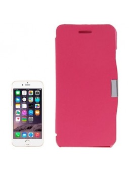 Étui à Clapet Horizontal magnétique pour iPhone 6/6S Magenta