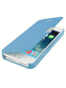 Etui Magnétique pour iPhone 5 Bleu