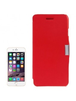 Étui à Clapet Horizontal magnétique pour iPhone 6/6S Rouge