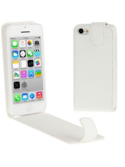 Etui à Clapet Ultra-Fin pour iPhone 5C Blanc