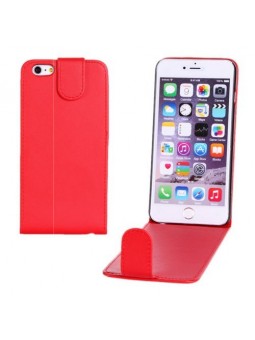 Étui à Clapet Vertical pour iPhone 6/6S Plus Rouge