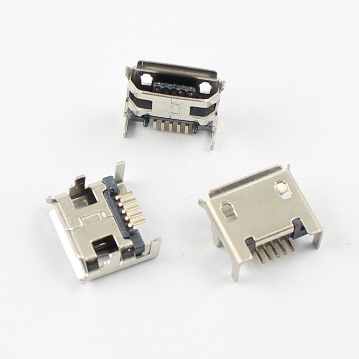 Connecteur à souder micro USB type B femelle / female connector to solder