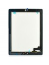 Vitre Tactile pour iPad 2 Noir Pré Assemblée sans outils