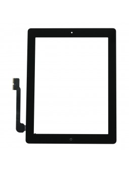 Vitre Tactile pour iPad 4 Noir Pré Assemblée sans outils