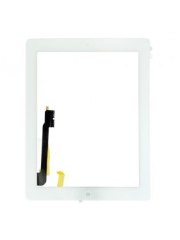 Vitre Tactile pour iPad 4 Blanc Pré Assemblée sans outils