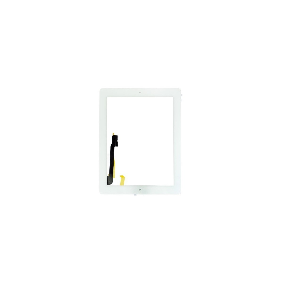 Vitre Tactile pour iPad 4 Blanc Pré Assemblée sans outils