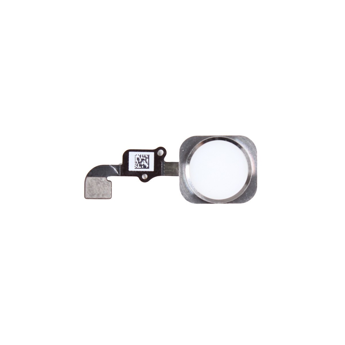 Bouton home blanc-argent + nappe - iPhone 6S
