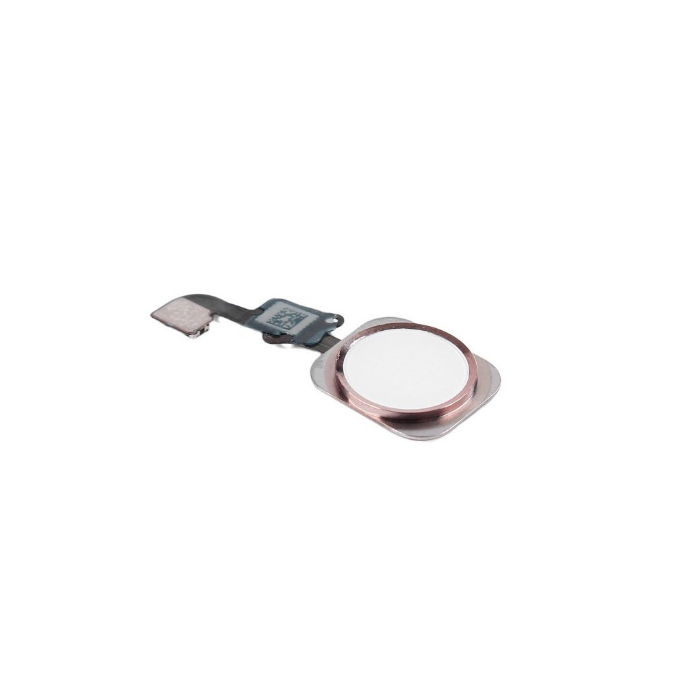 Bouton home blanc-rose + nappe - iPhone 6S