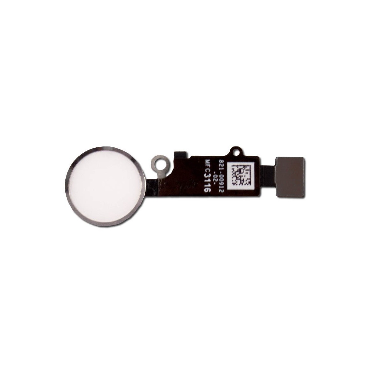 Bouton home blanc-argent compatible iPhone 7 (non fonctionnel)