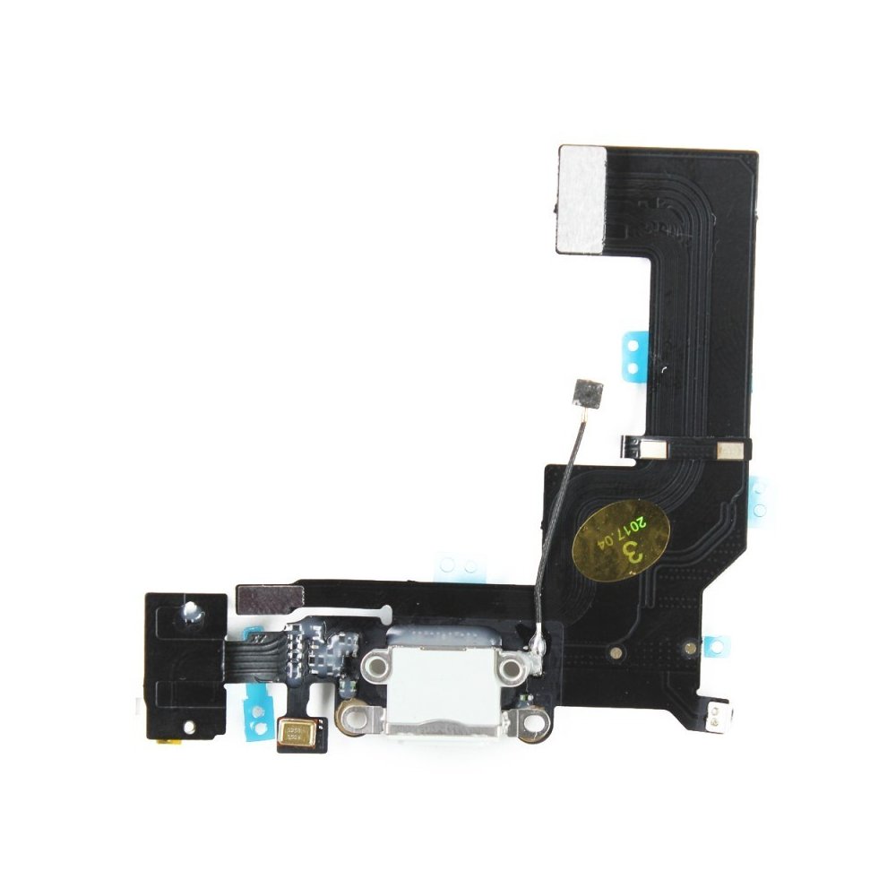 NAPPE DOCK CONNECTEUR DE CHARGE ET JACK POUR IPHONE SE BLANC