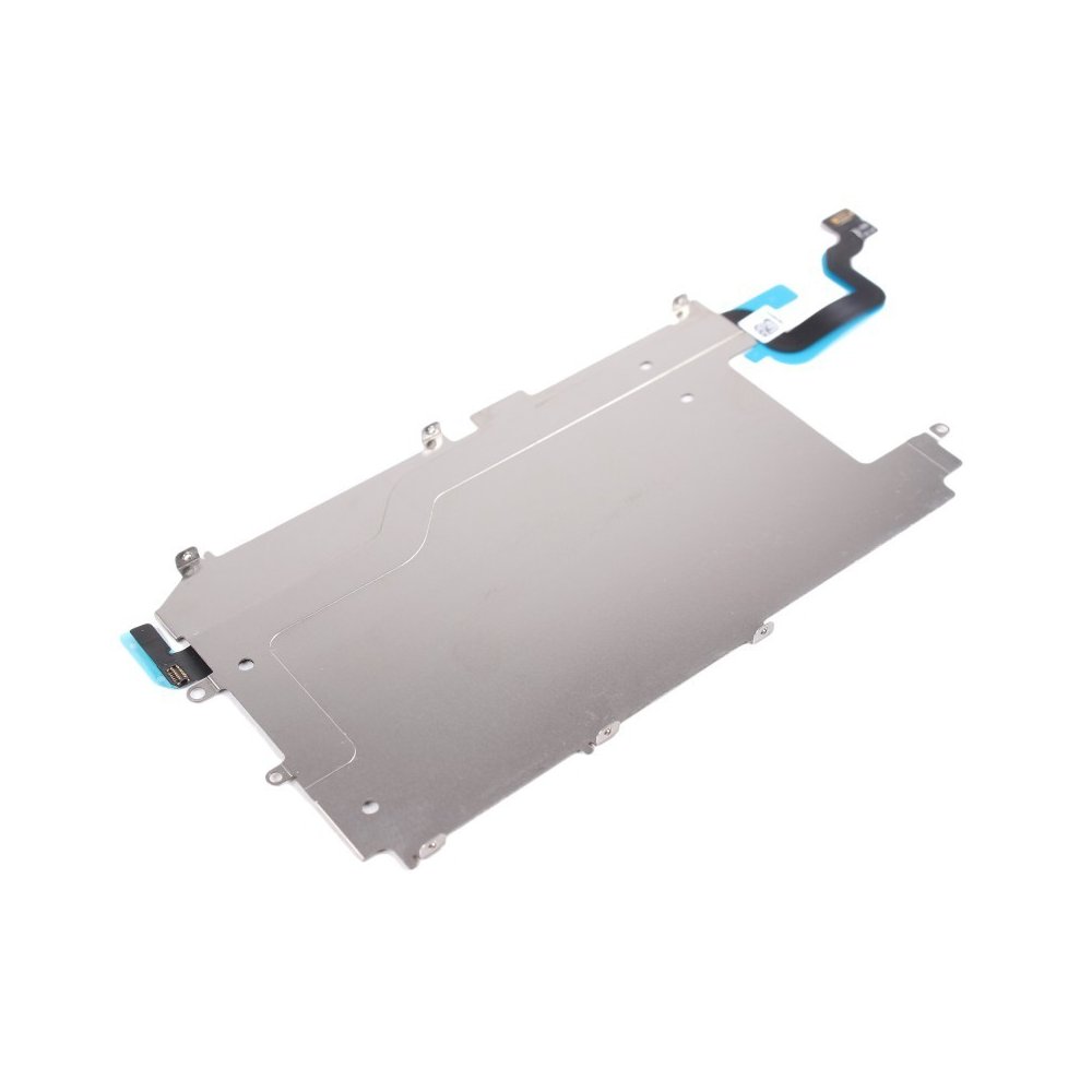 Plaque métal LCD + nappe bouton home pour iPhone 6