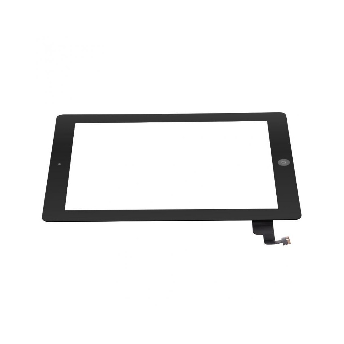 Vitre Tactile pour iPad 2 Noir Pré Assemblée sans outils