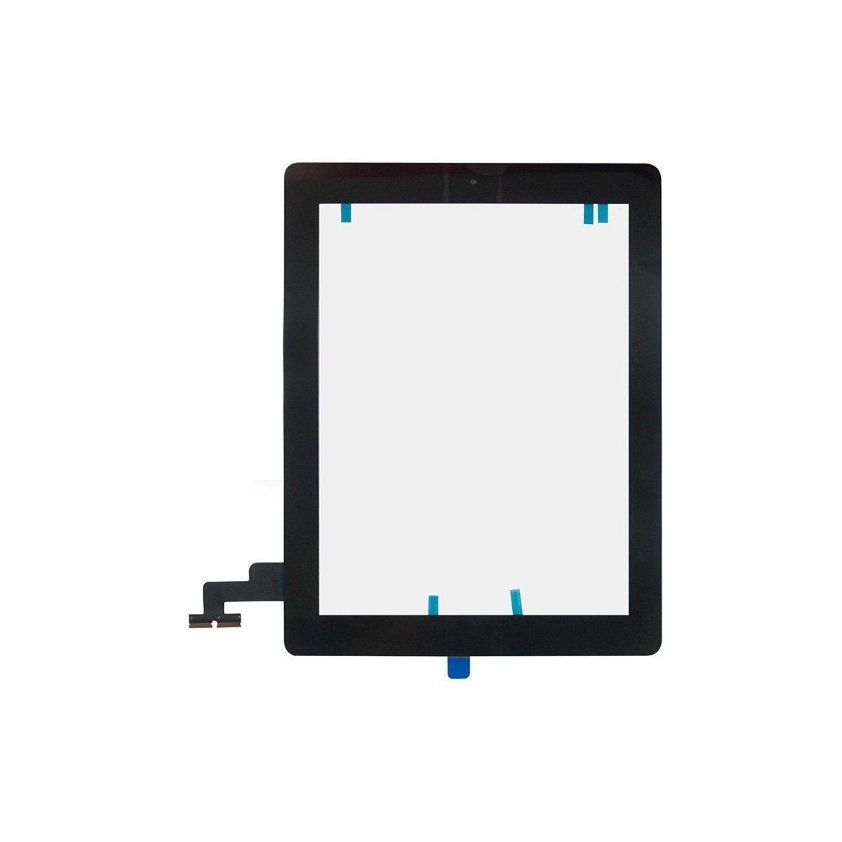 Vitre Tactile pour iPad 2 Noir Pré Assemblée sans outils