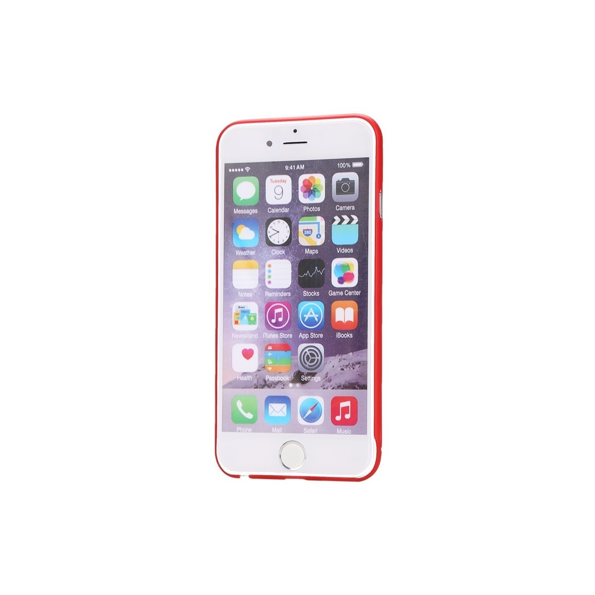 Coque Ultra Slim Translucide pour iPhone 6/6S Plus Rouge