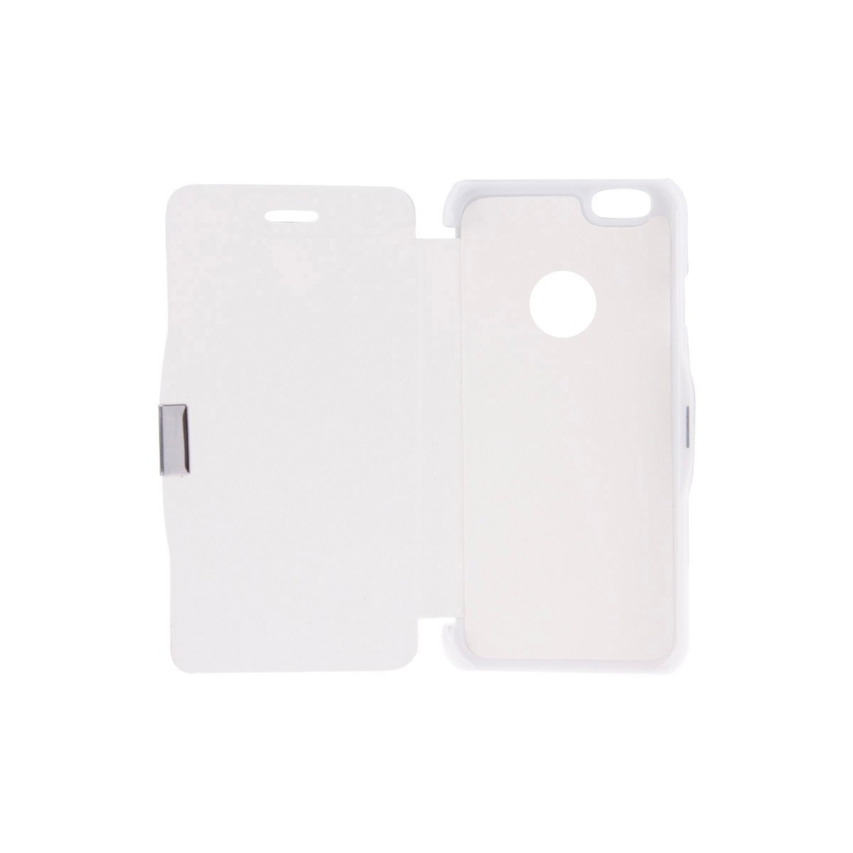 Étui à Clapet Horizontal magnétique pour iPhone 6/6S Plus Blanc