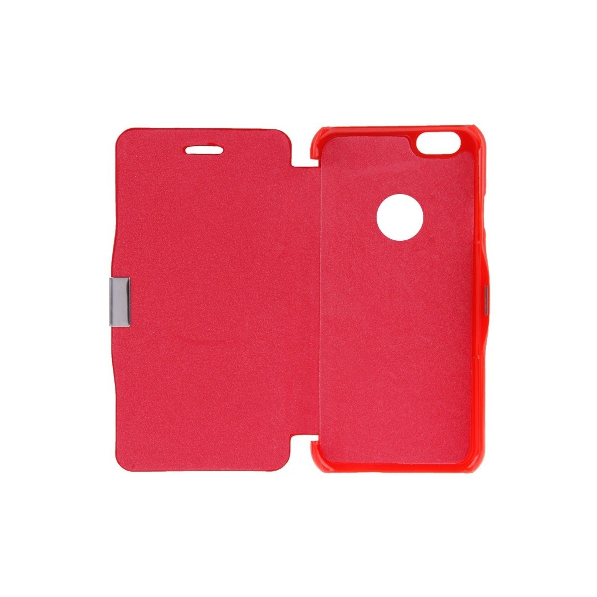 Étui à Clapet Horizontal magnétique pour iPhone 6/6S Plus Rouge