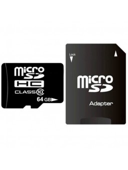 Carte Micro Usb 64Gb SDHC CL10 + Adaptateur