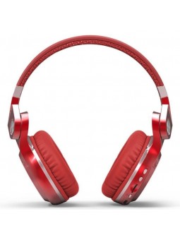 Casque Bluetooth Bluedio T2+ stéréo sans fil avec microphone carte micro-SD et FM radio Rouge