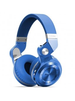 Casque Bluetooth Bluedio T2+ stéréo sans fil avec microphone carte micro-SD et FM radio Bleu