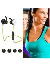 Écouteurs Sport Earphone Headphone Sans fil stéréo IP55 Vert