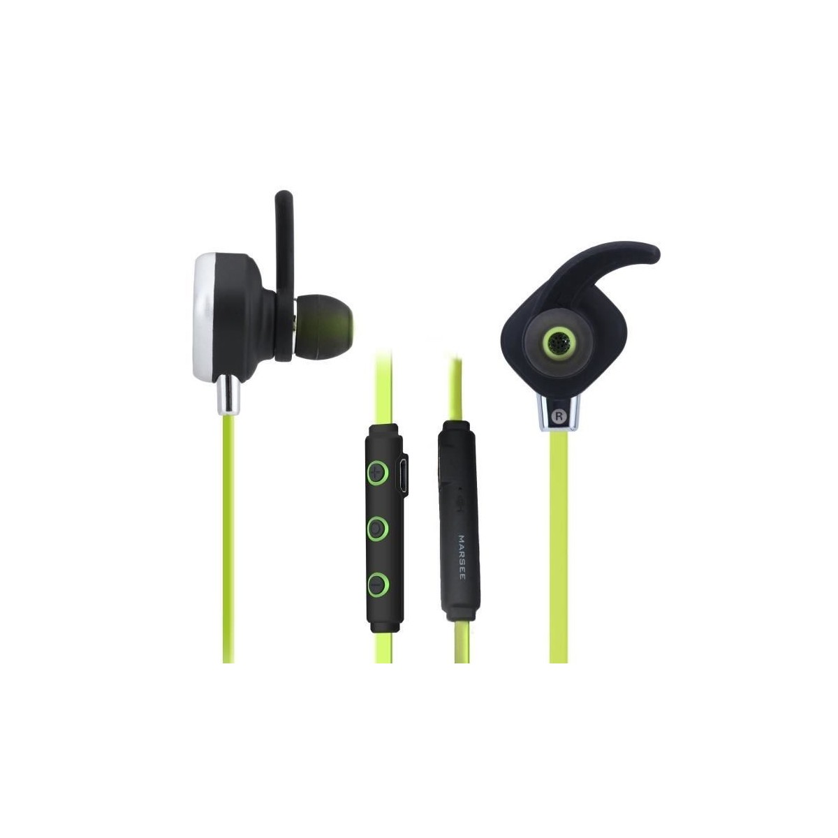 Écouteurs Sport Earphone Headphone Sans fil stéréo IP55 Vert