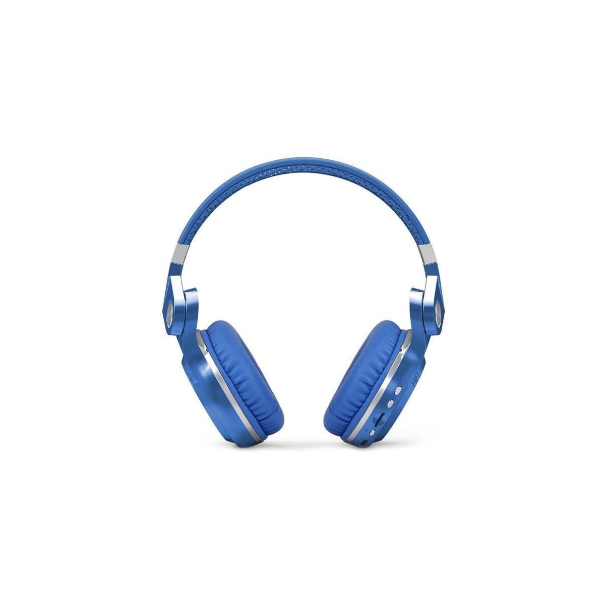 Casque Bluetooth Bluedio T2+ stéréo sans fil avec microphone carte micro-SD et FM radio Bleu