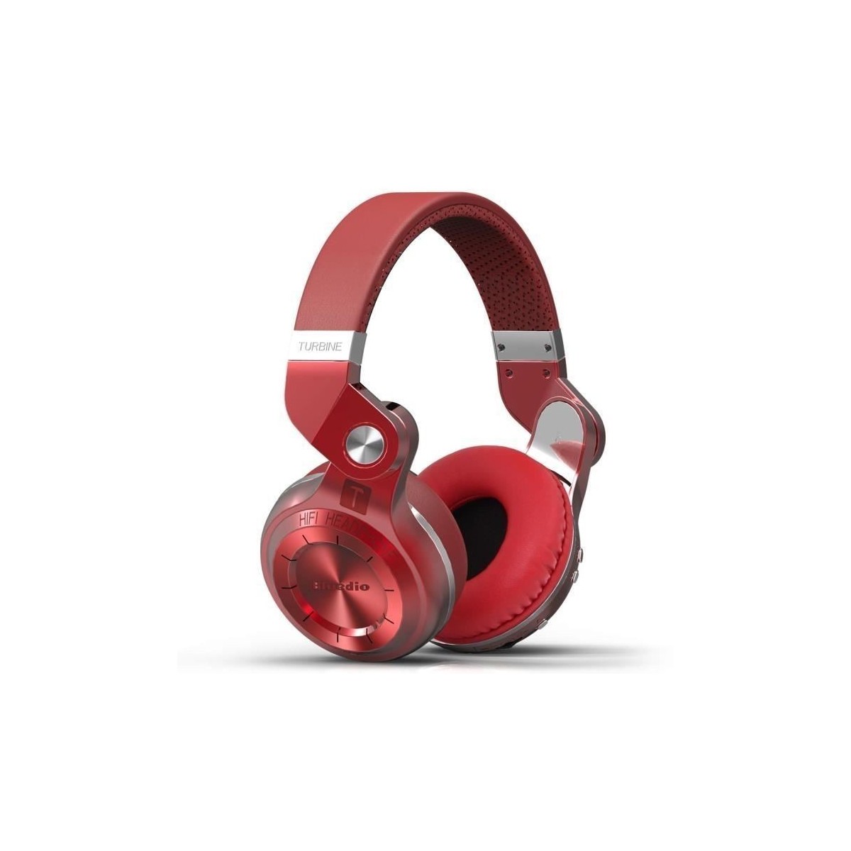 Casque Bluetooth Bluedio T2S stéréo sans fil écouteur microphone intégré Rouge