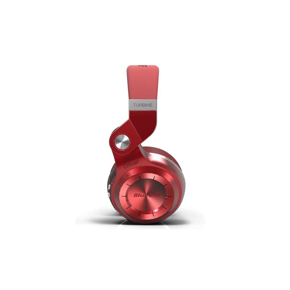 Casque Bluetooth Bluedio T2S stéréo sans fil écouteur microphone intégré Rouge