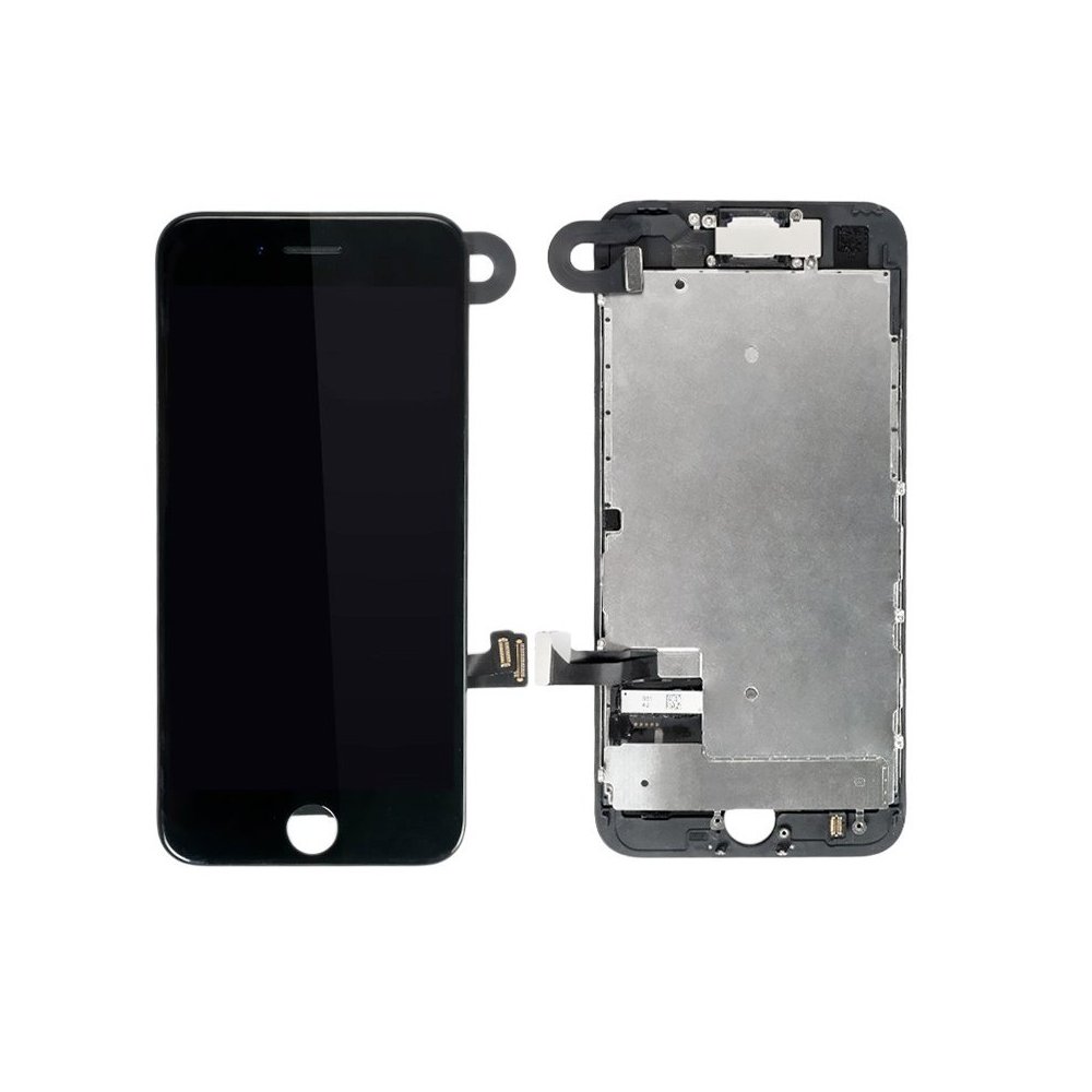 BLOC LCD POUR IPHONE 7 NOIR ASSEMBLÉ VITRE TACTILE + ECRAN LCD SANS OUTILS
