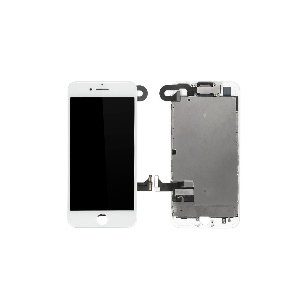 BLOC LCD POUR IPHONE 7 BLANC ASSEMBLÉ VITRE TACTILE + ECRAN LCD SANS OUTILS