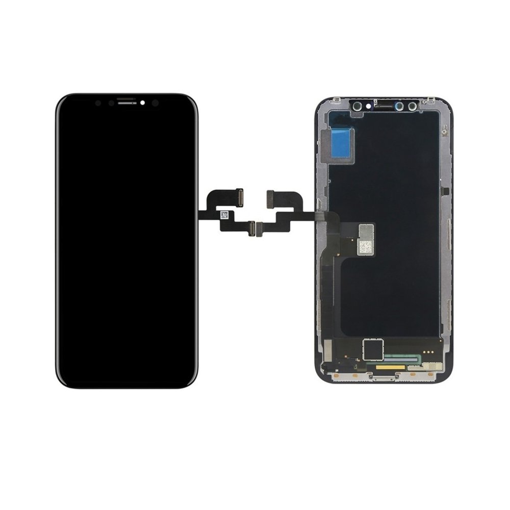 ECRAN OLED POUR IPHONE X/10 RETINA VITRE TACTILE SUR CHASSIS SANS OUTILS