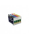 4 Cartouches rechargeables compatibles Epson T0711-T0714