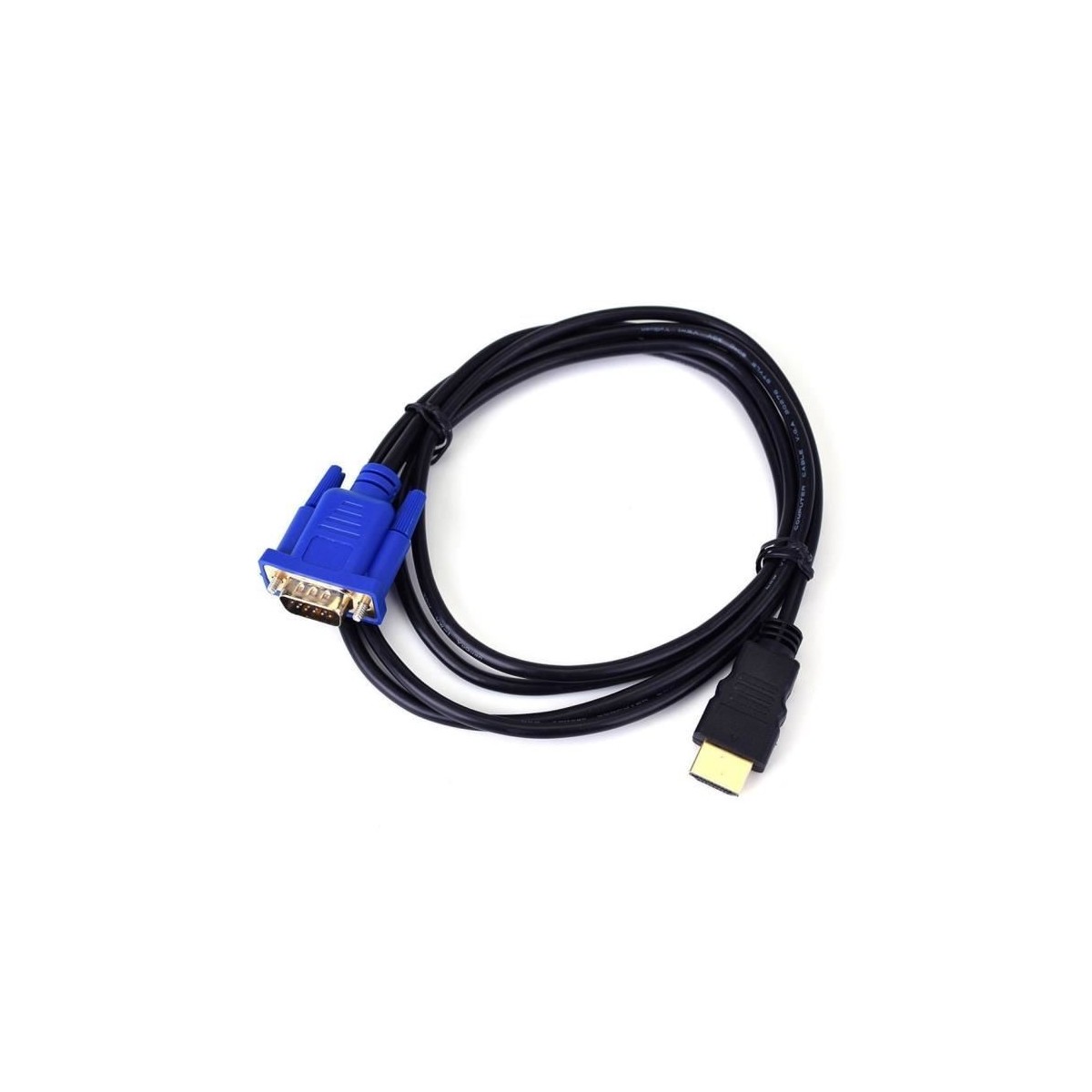 Câble HDMI vers VGA 1.8m Noir