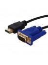 Câble HDMI vers VGA 1.8m Noir