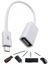 Adaptateur Micro Usb OTG Blanc