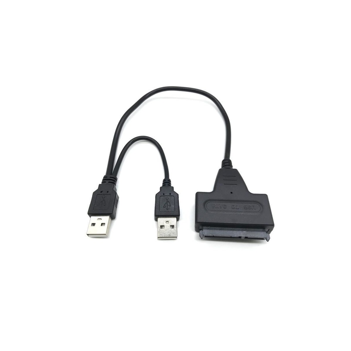 Câble Adaptateur pour Les disques de 2,5 Pouces à l'USB 2.0 et Le connecteur SATA pour Disque Dur 2.5"PC HDD et 2,5" HDD + PC ou