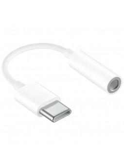 Adaptateur Type-C vers Jack 3.5mm Audio Smartphone Blanc