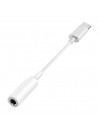 Adaptateur Type-C vers Jack 3.5mm Audio Smartphone Blanc