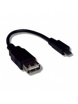 Adaptateur USB Femelle - Micro USB Mâle - OTG Noir