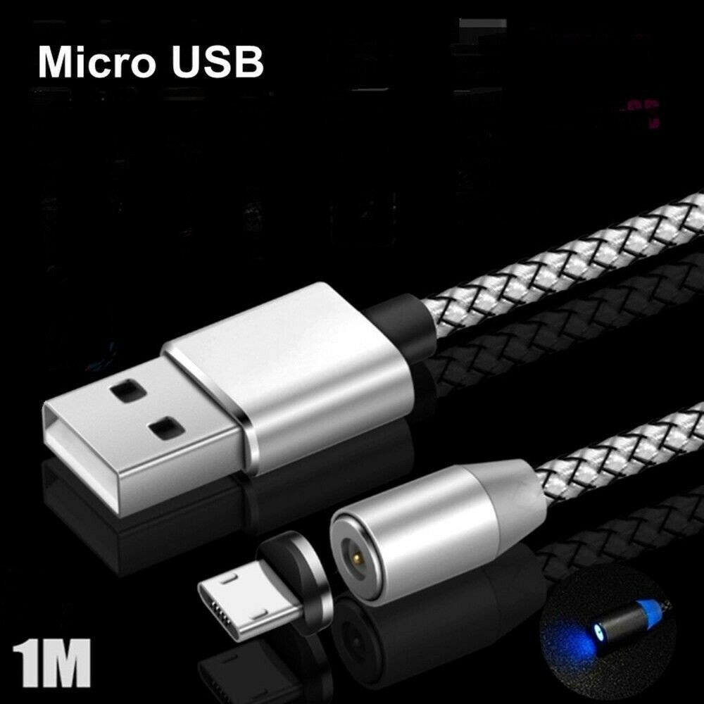 Câble 360 Degrés Magnétique Type-C, Micro-USB,