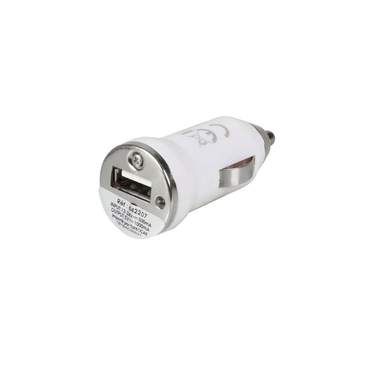 Chargeur de voiture Allume Cigare USB 12/24V 5V 1A